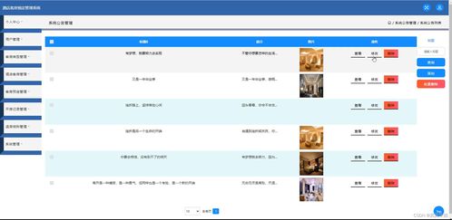 基于Java SSM的酒店客房預定管理系統設計與實現